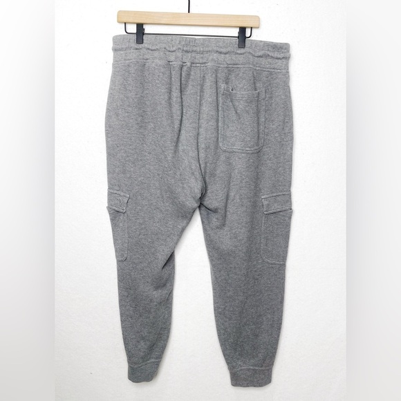 Brooks Brothers Ribbed French Terry Cargo Joggers Heather Grey Size XL - Picture 4 of 8